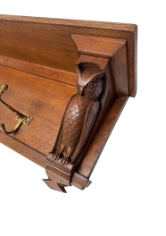 Arts & Crafts Wall Coat Rack by Kobus de Graaff, 1900s